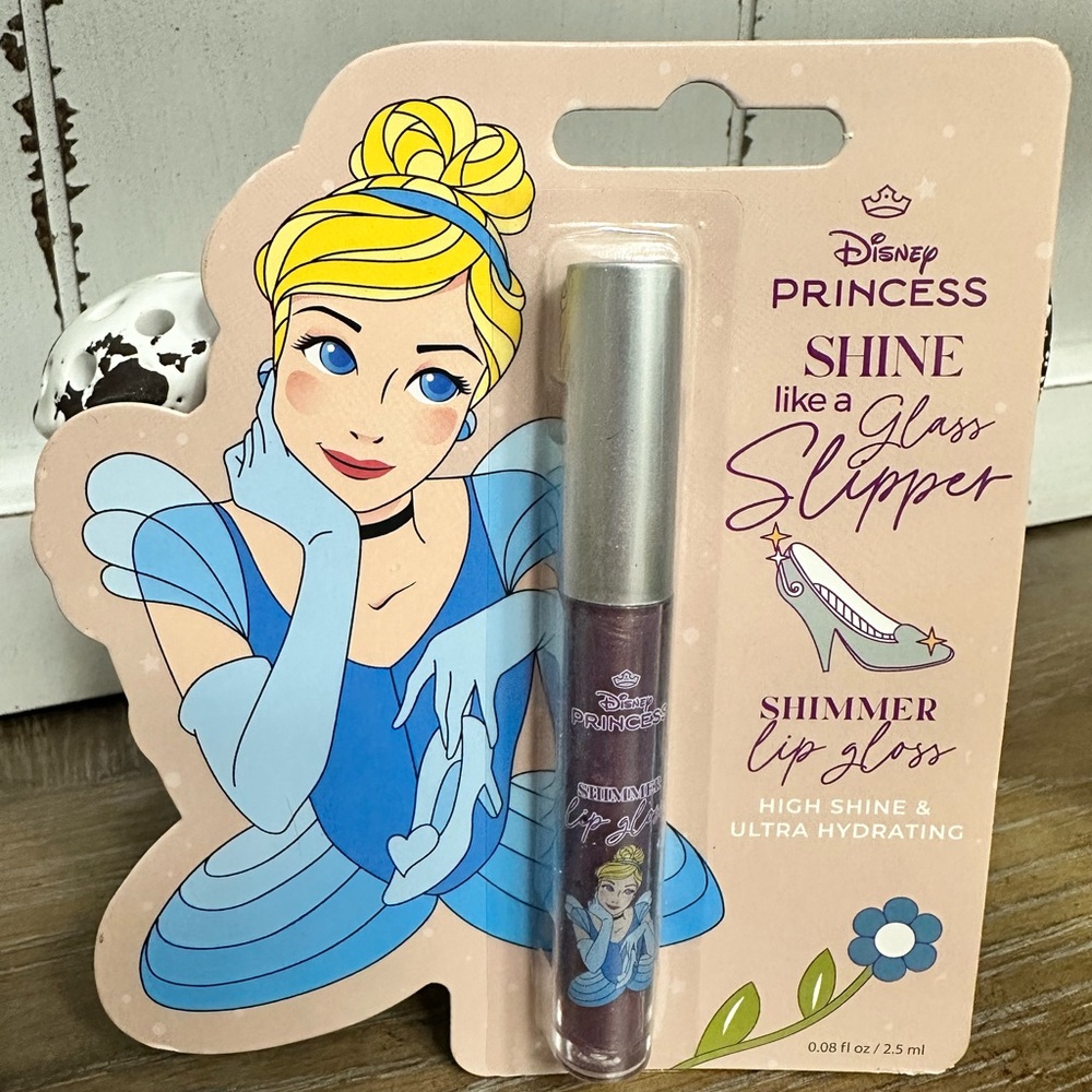 Disney Princess Cinderella "Shine like a Glass Slipper" Shimmer Lip Gloss NEW